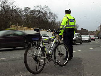 244 cyclists fined in 2 months...